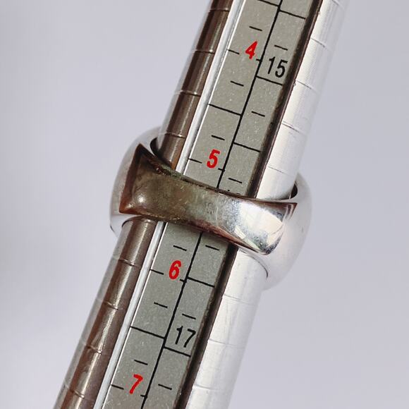 Baroque Revival Pink CZ Ring Size 5.5 Ornate Chunky Wide Band Cubic Zirconia - Picture 9 of 9